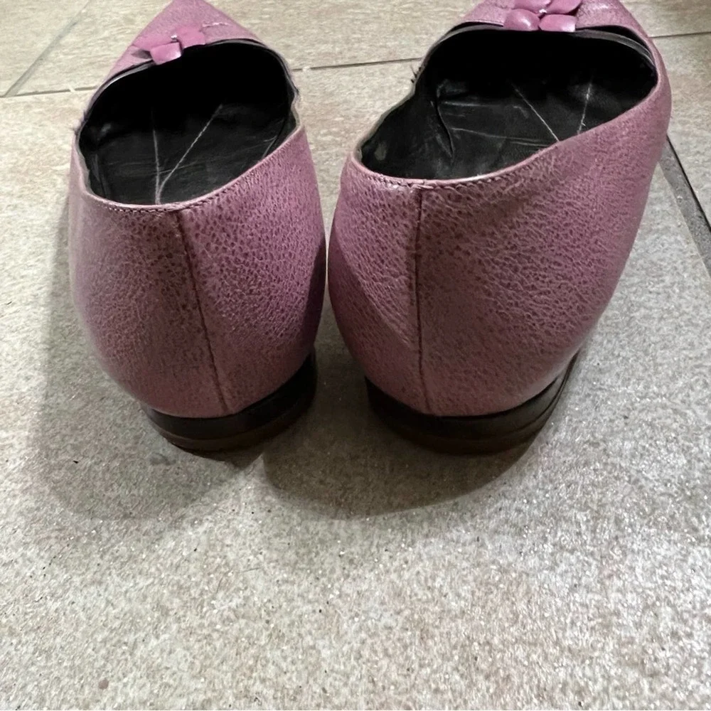 Kate, spade, pink leather flat shoes, size 7B. #30